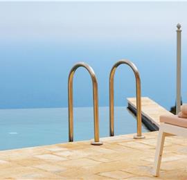 3 bedroom villa with pool & sea views, near Palaiokastrítsa, sleeps 6